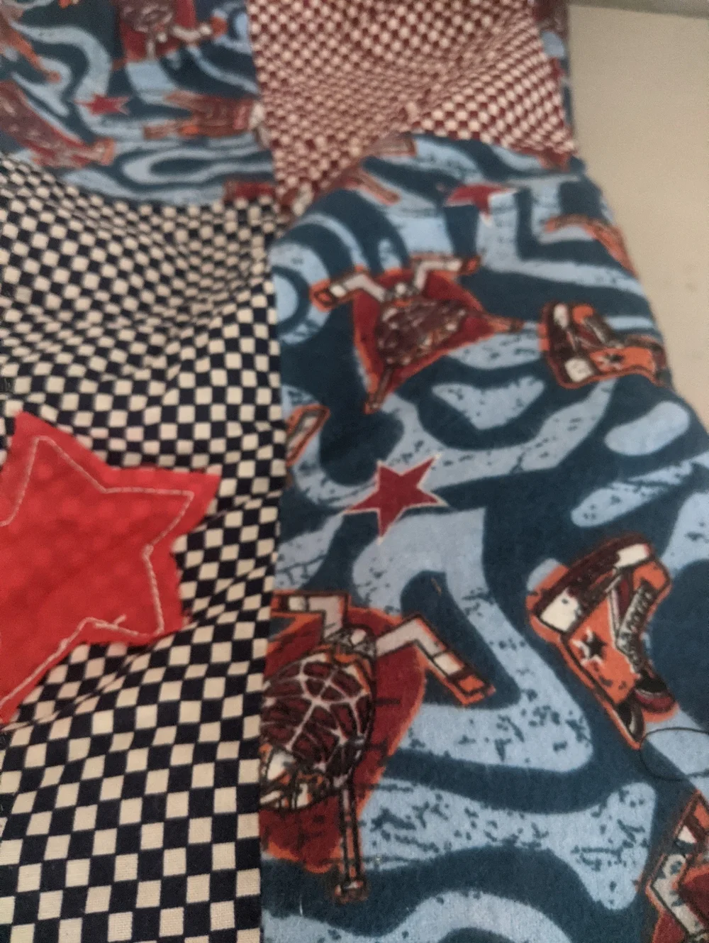 Vintage Rare Quilted Throw Cover Blanket Kids Bedding Outdoor Festival